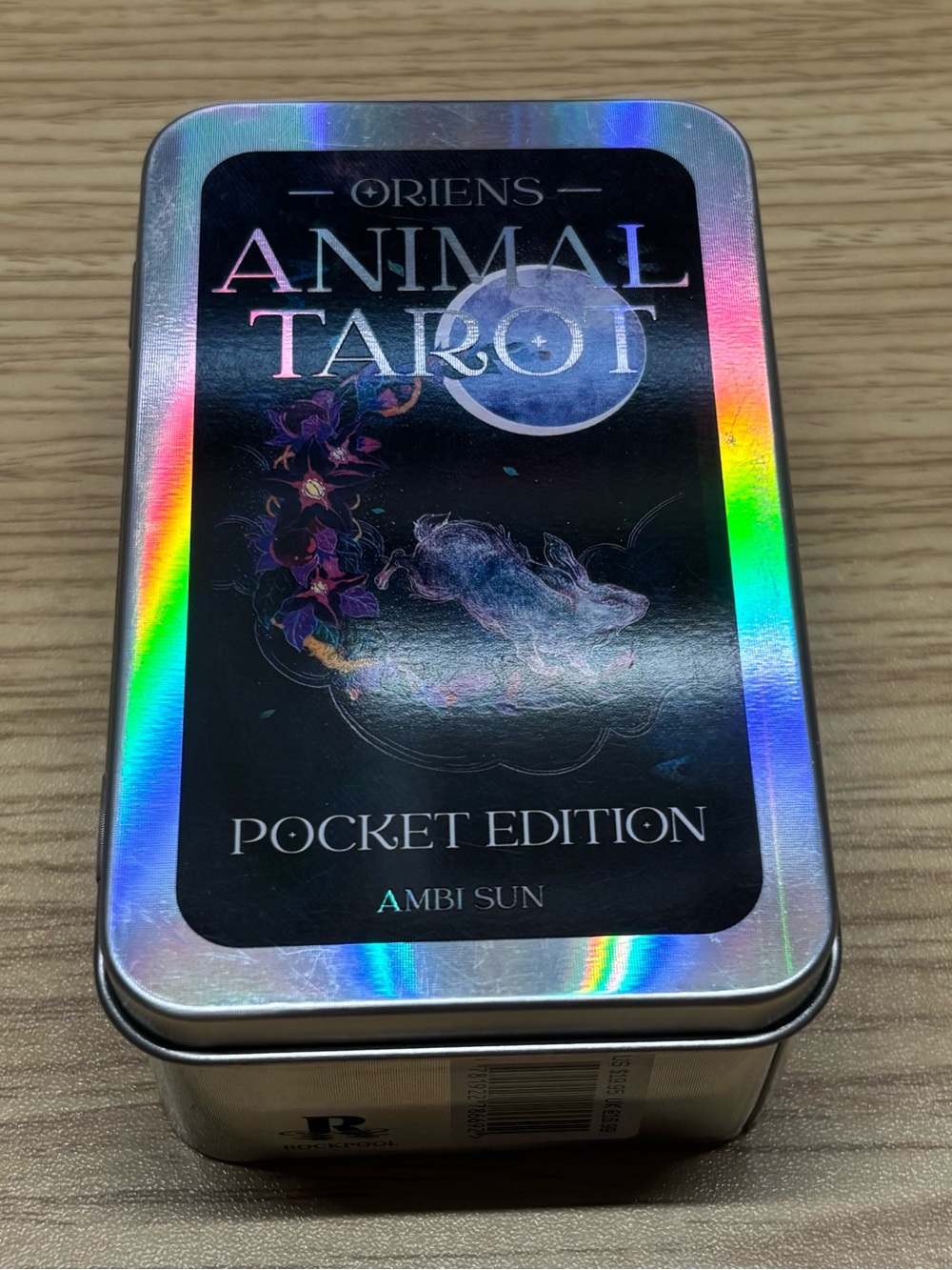 Animal Tarot Pocket Edition - Holographic Black Tin